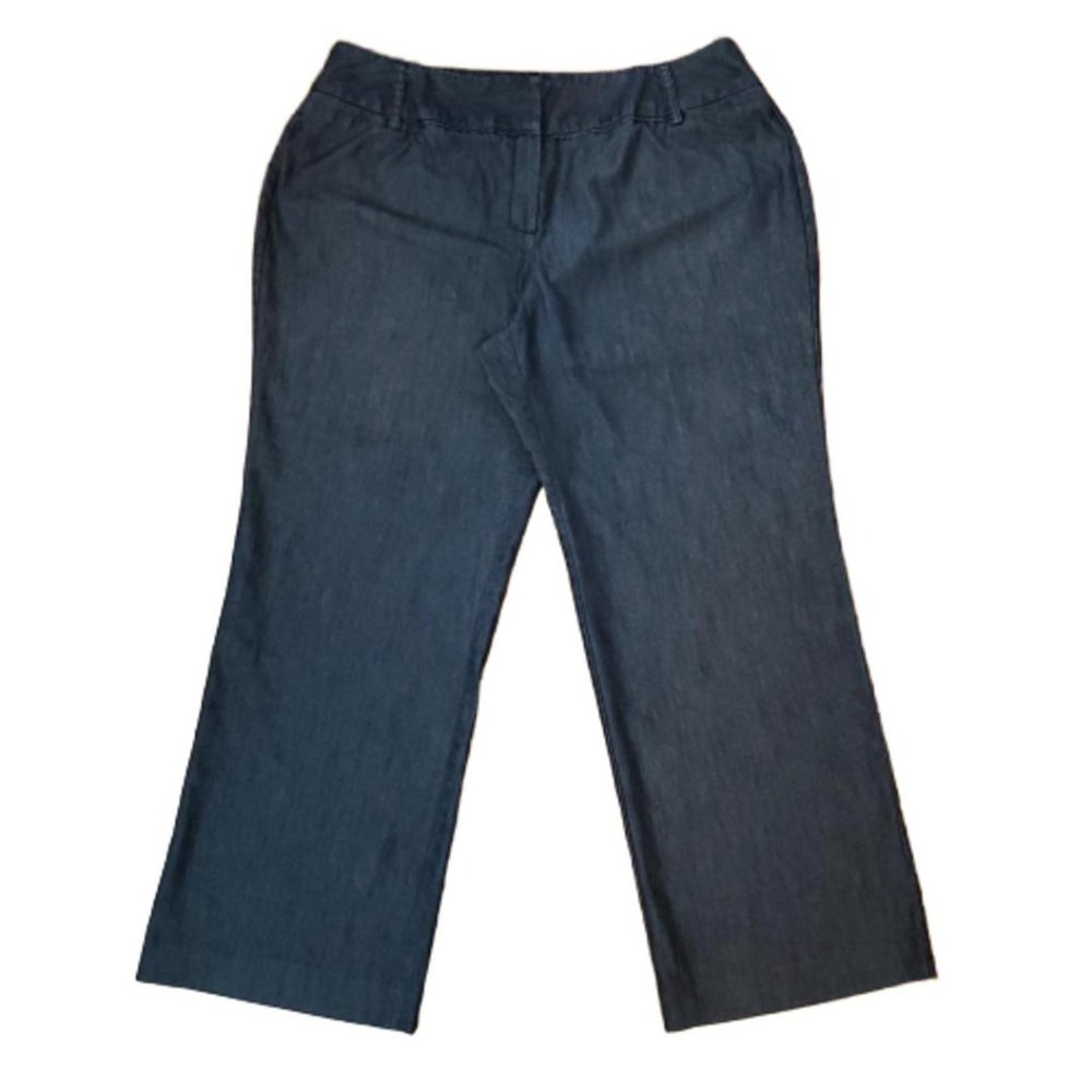 [18W] Larry Levine - Bootcut Black Jeans Pants